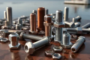 A group of Hex Bolts and Flat Washers.